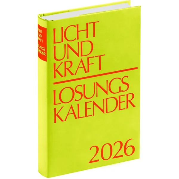 Produktbild des Artikels Licht und Kraft, Buchausgabe 2026 (Kalender - Gebunden)
