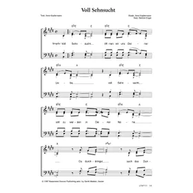 Produktbild des Artikels Voll Sehnsucht (Noten - Download)