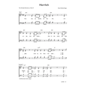 Produktbild des Artikels Herrlich (Noten - Download)