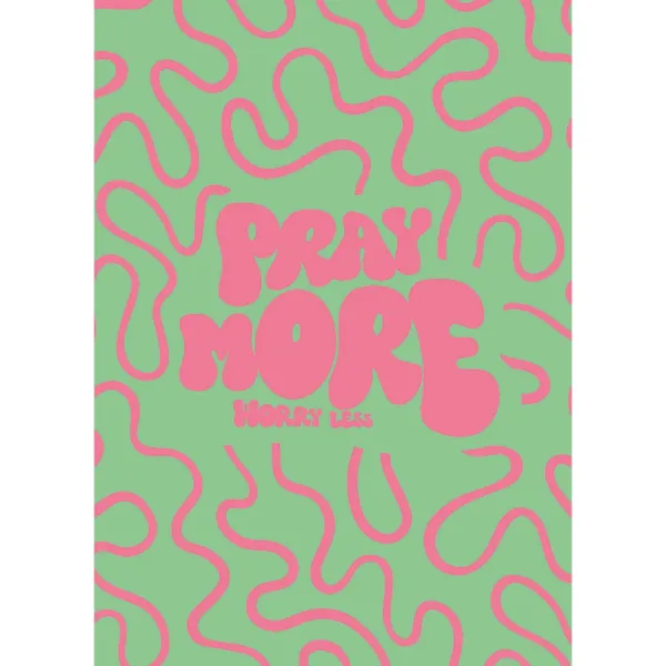 Produktbild des Artikels Postkarten: Pray more worry less 4 Stück (Schreibwaren)