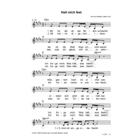 Produktbild des Artikels Ich halt mich fest (Noten - Download)