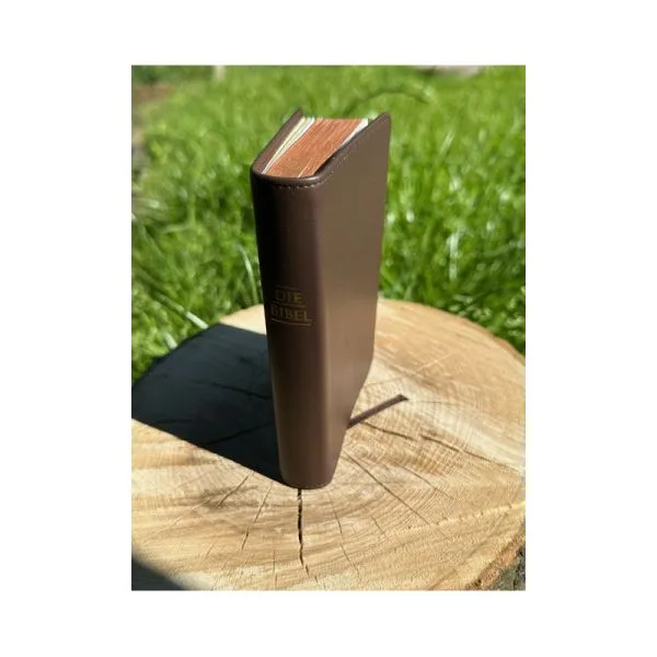 Produktbild des Artikels Die Bibel - Pocketbibel, Leder, Marone braun (Bibel - Leder)