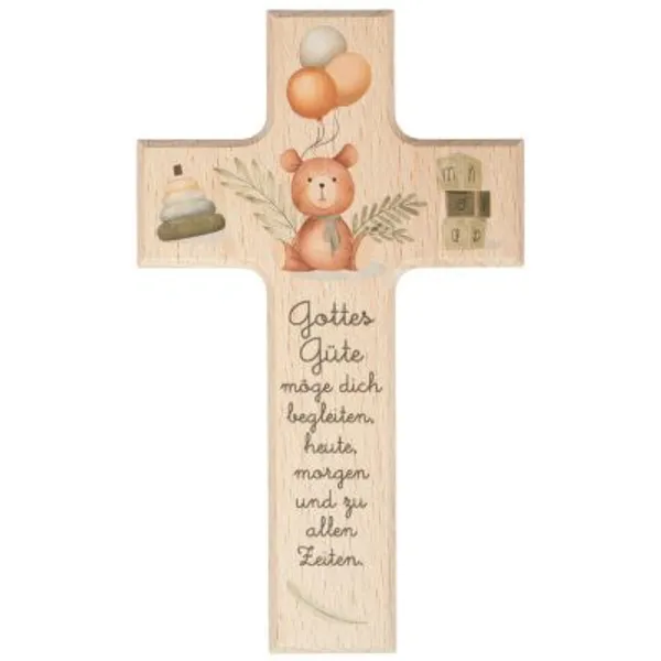 Produktbild des Artikels Holzkreuz Kinder "Gottes Güte" ()