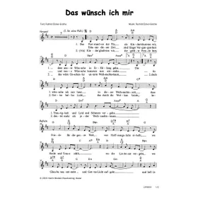 Produktbild des Artikels Das wünsch ich mir (Noten - Download)