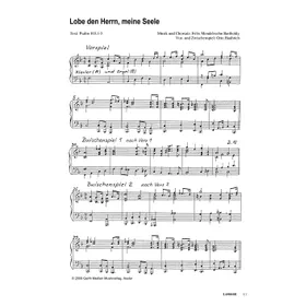 Produktbild des Artikels Lobe den Herrn, meine Seele (Noten - Download)