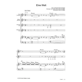 Produktbild des Artikels Eine Welt (Noten - Download)