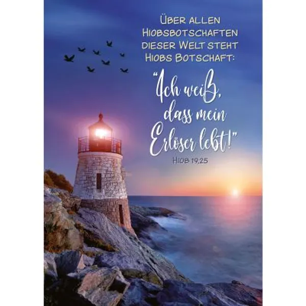 Produktbild des Artikels Postkarten: Über allen Hiobsbotschaften 4 Stück (Schreibwaren)