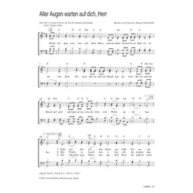 Produktbild des Artikels Alle Augen warten auf dich, Herr (Noten - Download)