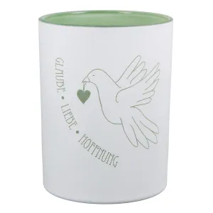 Produktbild des Artikels Windlicht "Glaube - Liebe - Hoffnung" ()