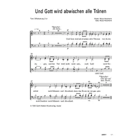 Produktbild des Artikels Und Gott wird abwischen alle Tränen (Noten - Download)