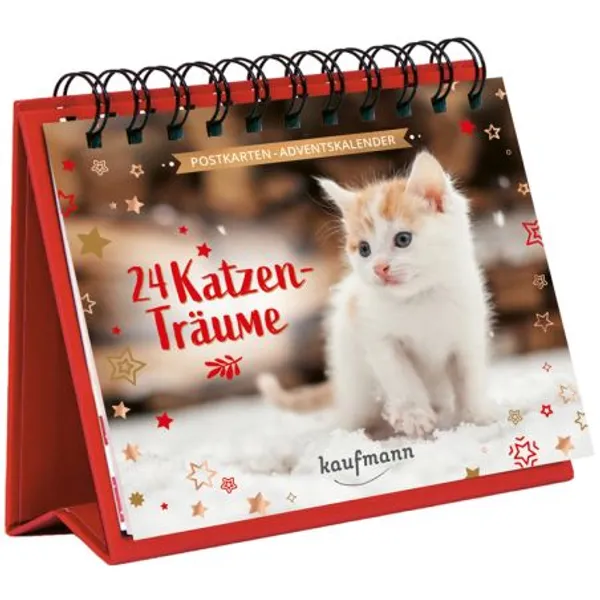 Produktbild des Artikels 24 Katzenträume - Adventskalender (Kalender - Spiralbindung)