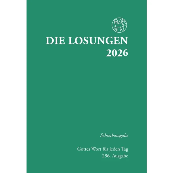 Produktbild des Artikels Losungen 2026 grün, Schreibausgabe (Kalender - Gebunden)