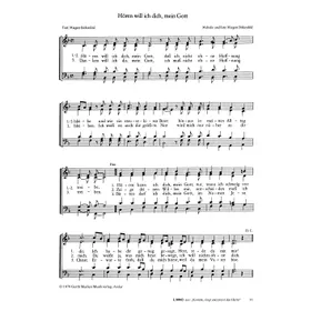 Produktbild des Artikels Hören will ich dich, mein Gott (Noten - Download)