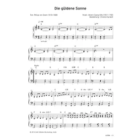 Produktbild des Artikels Die güldene Sonne (Noten - Download)