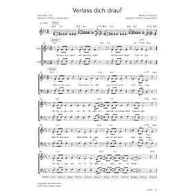 Produktbild des Artikels Verlass dich drauf (Noten - Download)