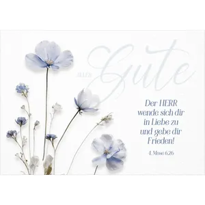 Produktbild des Artikels Faltkarte "Alles Gute" - Geburtstag (Schreibwaren)