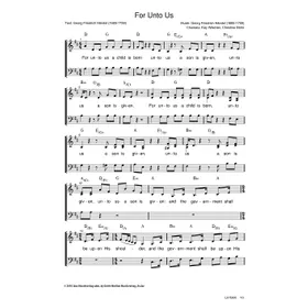 Produktbild des Artikels For Unto Us (Noten - Download)
