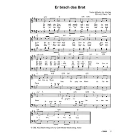 Produktbild des Artikels Er brach das Brot (Noten - Download)