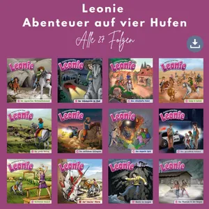 Produktbild des Artikels Leonie - Abenteuer auf vier Hufen - alle 27 Folgen (MP3-Hörspiel - Download)