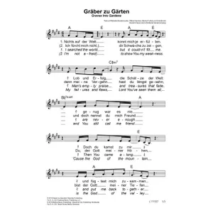 Produktbild des Artikels Gräber zu Gärten (Noten - Download)