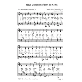 Produktbild des Artikels Jesus Christus herrscht als König (Noten - Download)