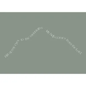 Produktbild des Artikels Postkarten: I lift up my eyes 4 Stück (Schreibwaren)