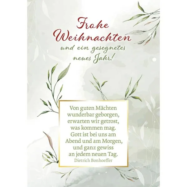 Produktbild des Artikels Postkarten: Frohe Weihnachten, 4 Stück (Schreibwaren)