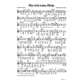 Produktbild des Artikels Hier sind meine Hände (Noten - Download)