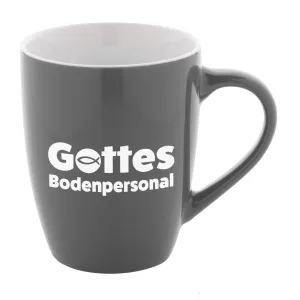 Produktbild des Artikels Tasse "Gottes Bodenpersonal" - grau ()