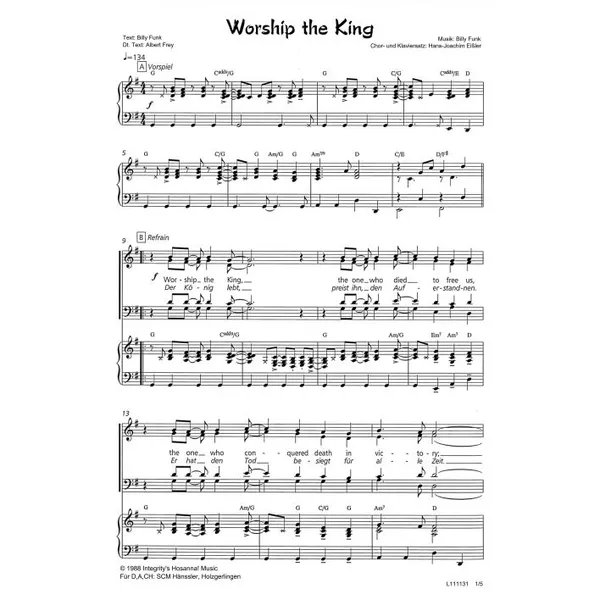 Produktbild des Artikels Der König lebt (Noten - Download)