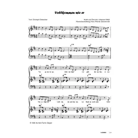 Produktbild des Artikels Vollkommen wie er (Noten - Download)