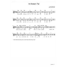 Produktbild des Artikels Im finstern Tal (Noten - Download)