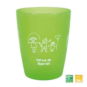 Produktbild des Artikels Kinderbecher "Gott hat alle Kinder lieb" - grün ()