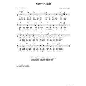 Produktbild des Artikels Nicht vergeblich (Noten - Download)