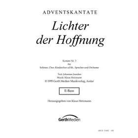 Produktbild des Artikels Lichter der Hoffnung (E-Bass) (Noten - Download)