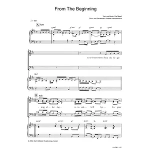 Produktbild des Artikels From The Beginning (Noten - Download)