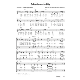 Produktbild des Artikels Schuldlos schuldig (Noten - Download)