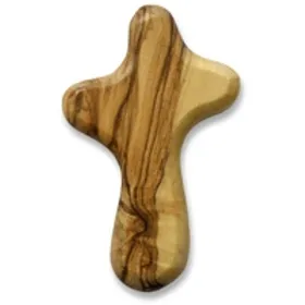 Produktbild des Artikels Handschmeichler "Kreuz" - Olivenholz ()