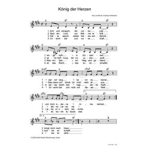 Produktbild des Artikels König der Herzen (Noten - Download)