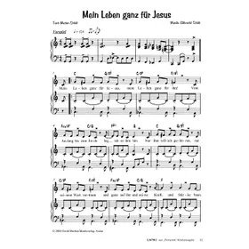 Produktbild des Artikels Mein Leben ganz für Jesus (Noten - Download)