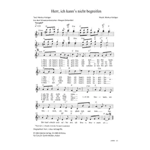 Produktbild des Artikels Herr, ich kanns nicht begreifen (Noten - Download)