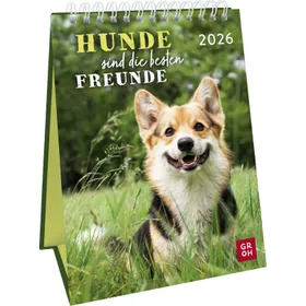 Produktbild des Artikels Hunde sind die besten Freunde 2026 - Wochenkalender (Kalender - Spiralbindung)
