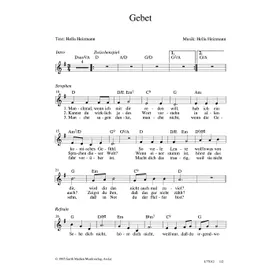 Produktbild des Artikels Gebet (Noten - Download)