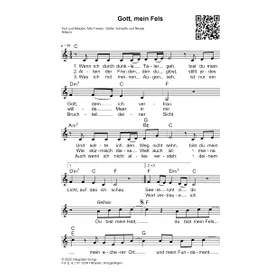 Produktbild des Artikels Gott mein Fels (Noten - Download)
