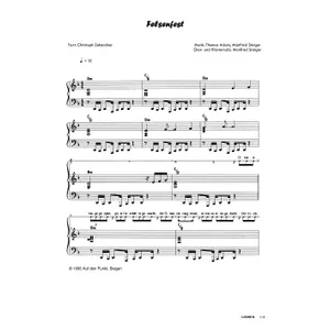 Produktbild des Artikels Felsenfest (Noten - Download)