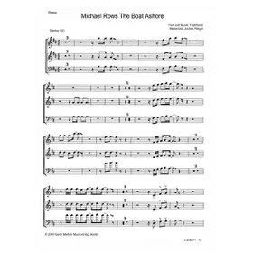 Produktbild des Artikels Michael Rows The Boat Ashore (Noten - Download)