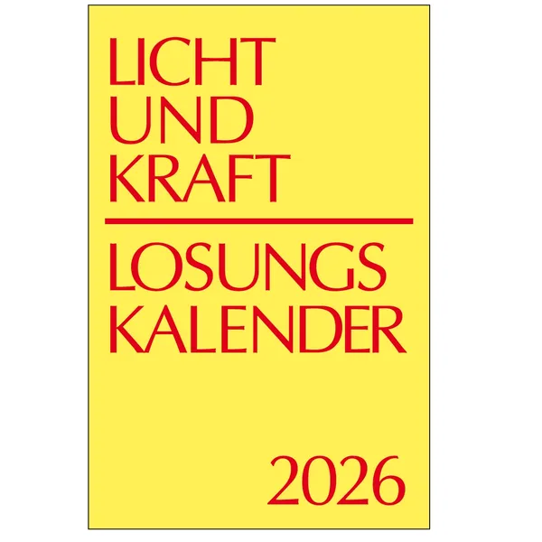 Produktbild des Artikels Licht und Kraft, Reiseausgabe 2026 (Kalender - Geheftet)