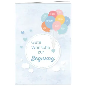 Produktbild des Artikels Faltkarte: Gute Wünsche zur Segnung (Schreibwaren)