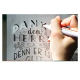 Stimmungsbild zu Bibel-Lettering Fensterbilder