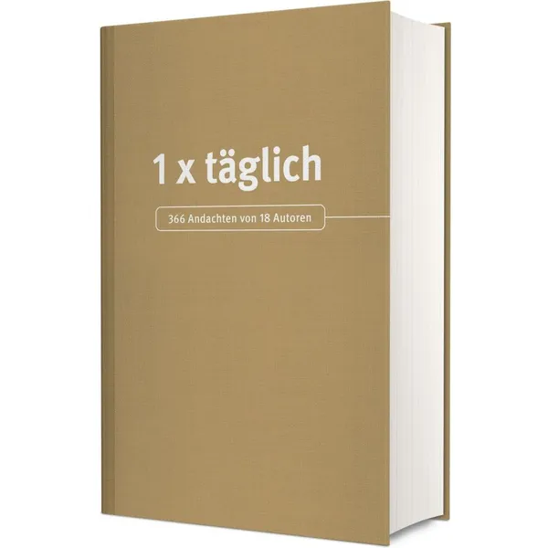Produktbild des Artikels 1x täglich (Buch - Leinen)